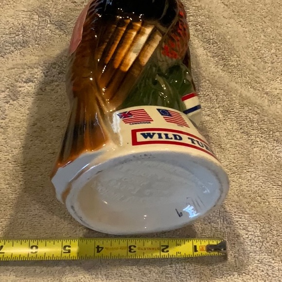 Vintage Austin Nichols wild turkey whiskey ceramic decanter limited edition #5 - Picture 13 of 13